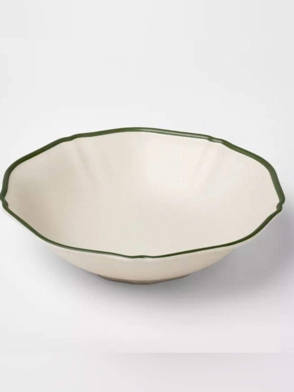(2) 102oz Melamine Serving Bowl Green Edge - Threshold Studio McGee - Target 202
